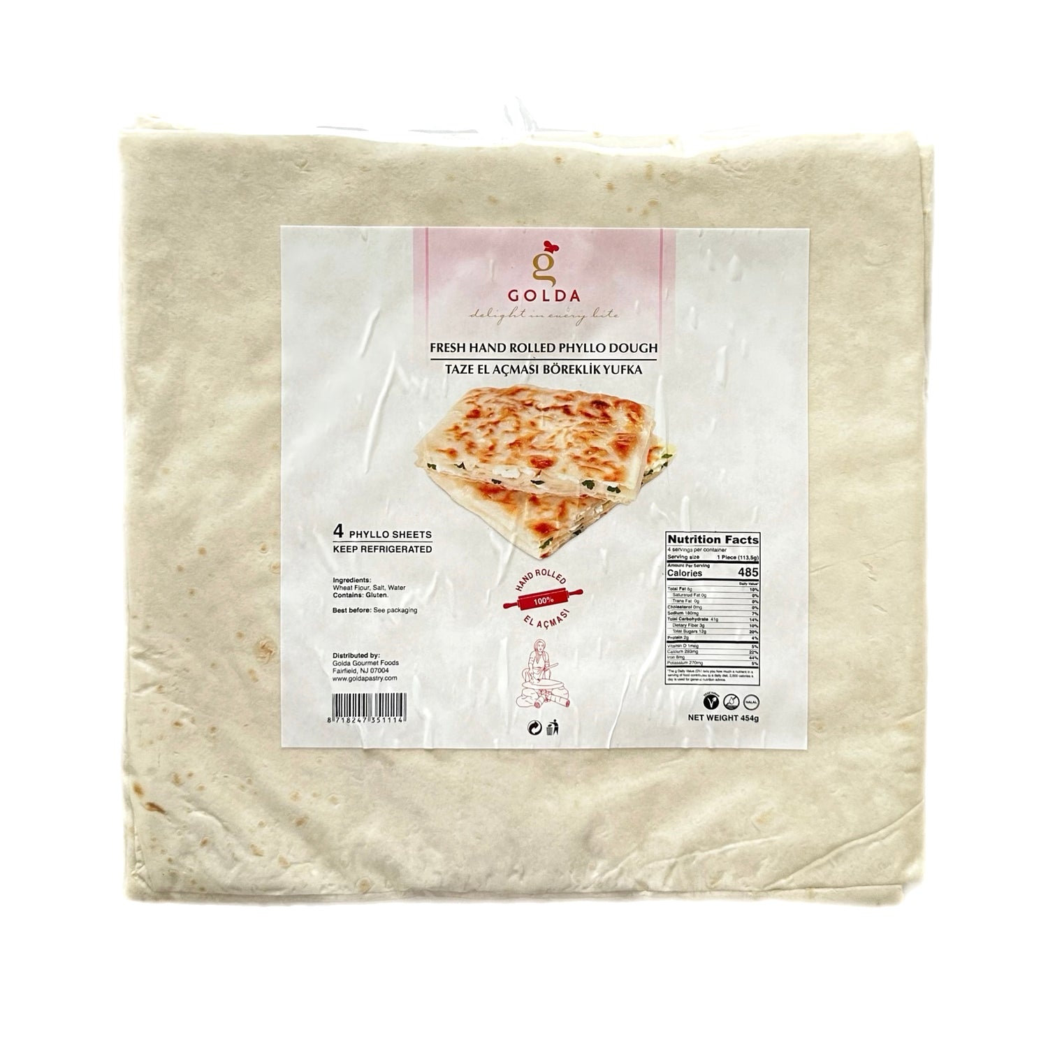 Golda Phyllo Dough 500G