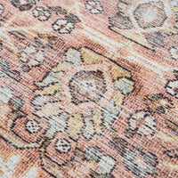 Flat Pile Urpi Red Washable Rug - Clearance