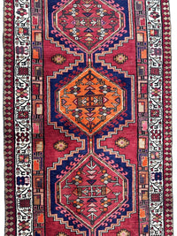 Vintage Persian Sarab Wool Runner Rug 3’4 x 10’7”