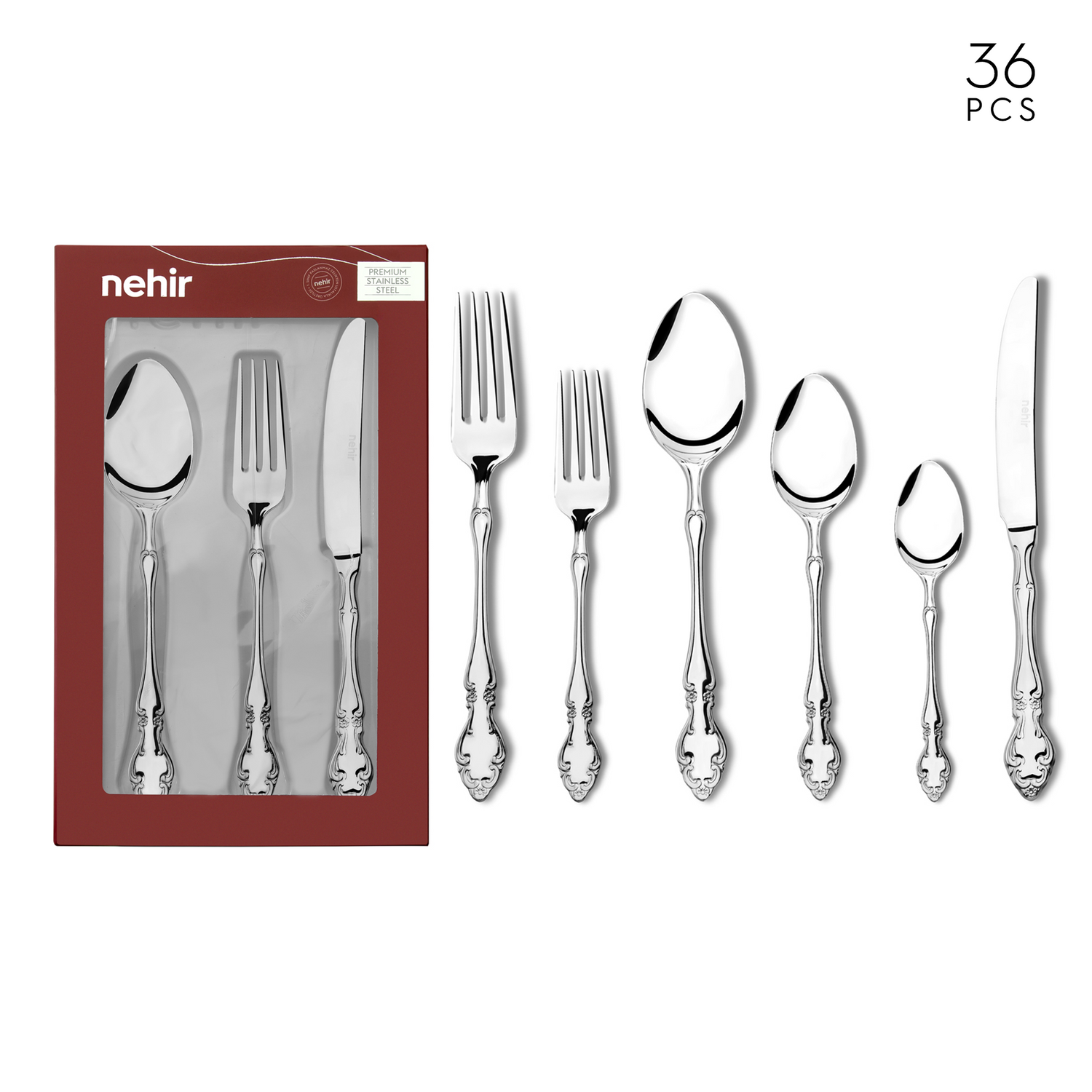 Adriana 36 Piece Cutlery Set