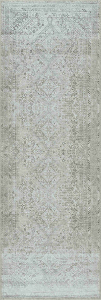 Barny Sage Flat Pile Washable Rug