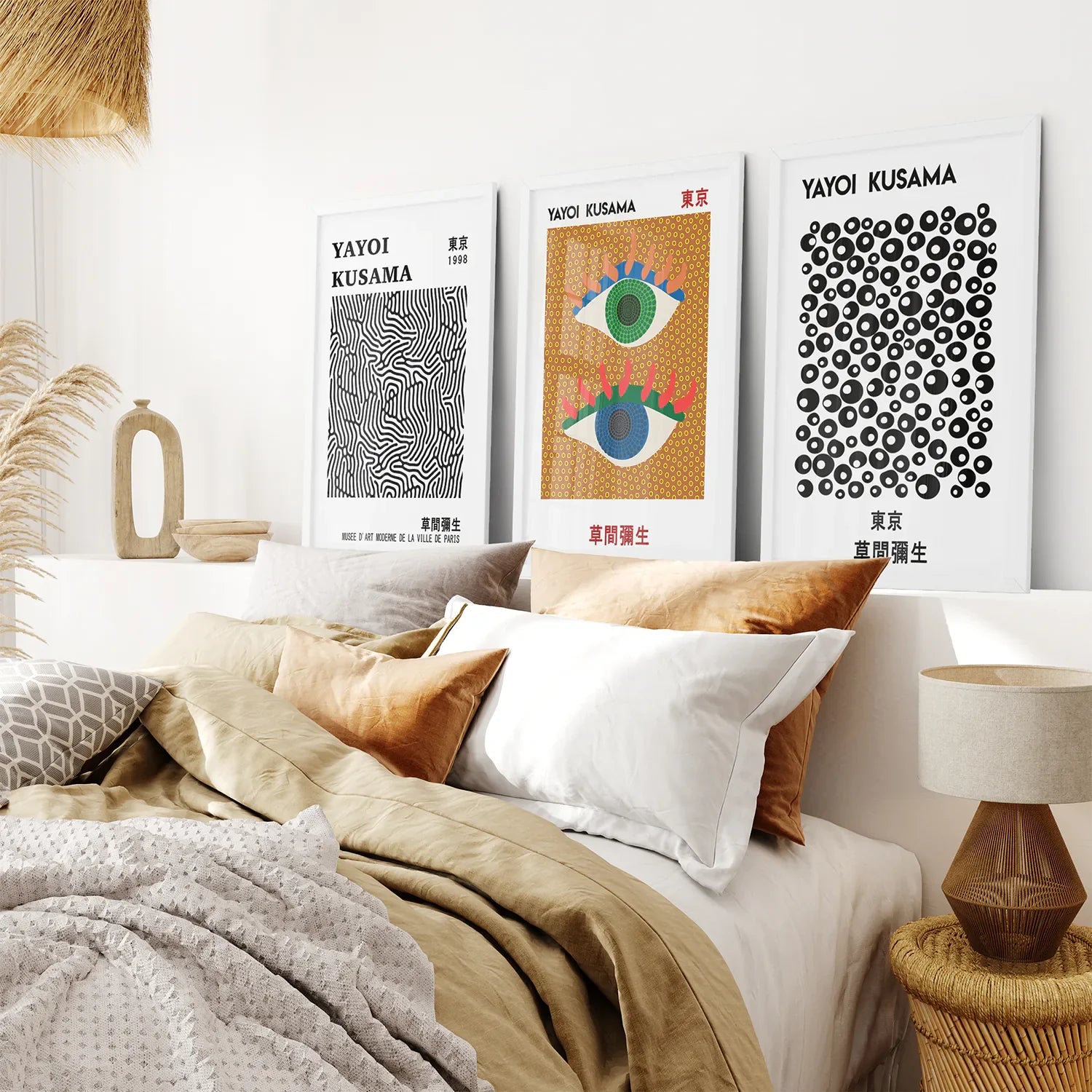 Japon Yayoi Kusama'nın Ünlü Duvar Sanatı Dekoru