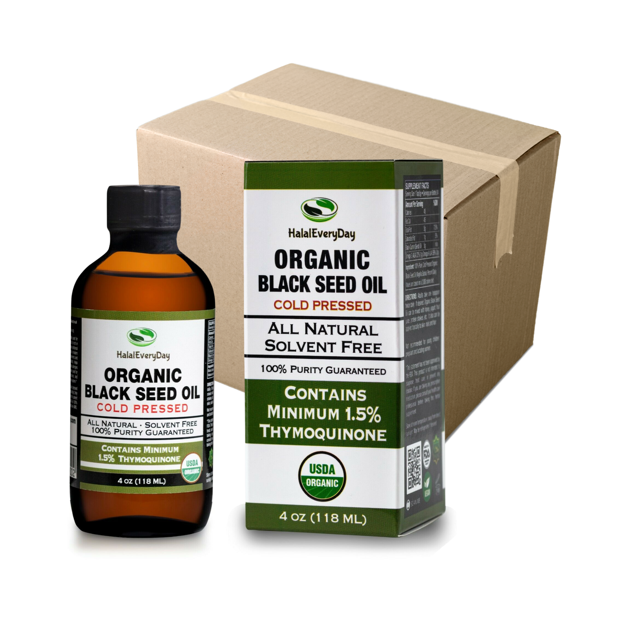 4 oz. Organic Black Seed Oil (12 Pack)