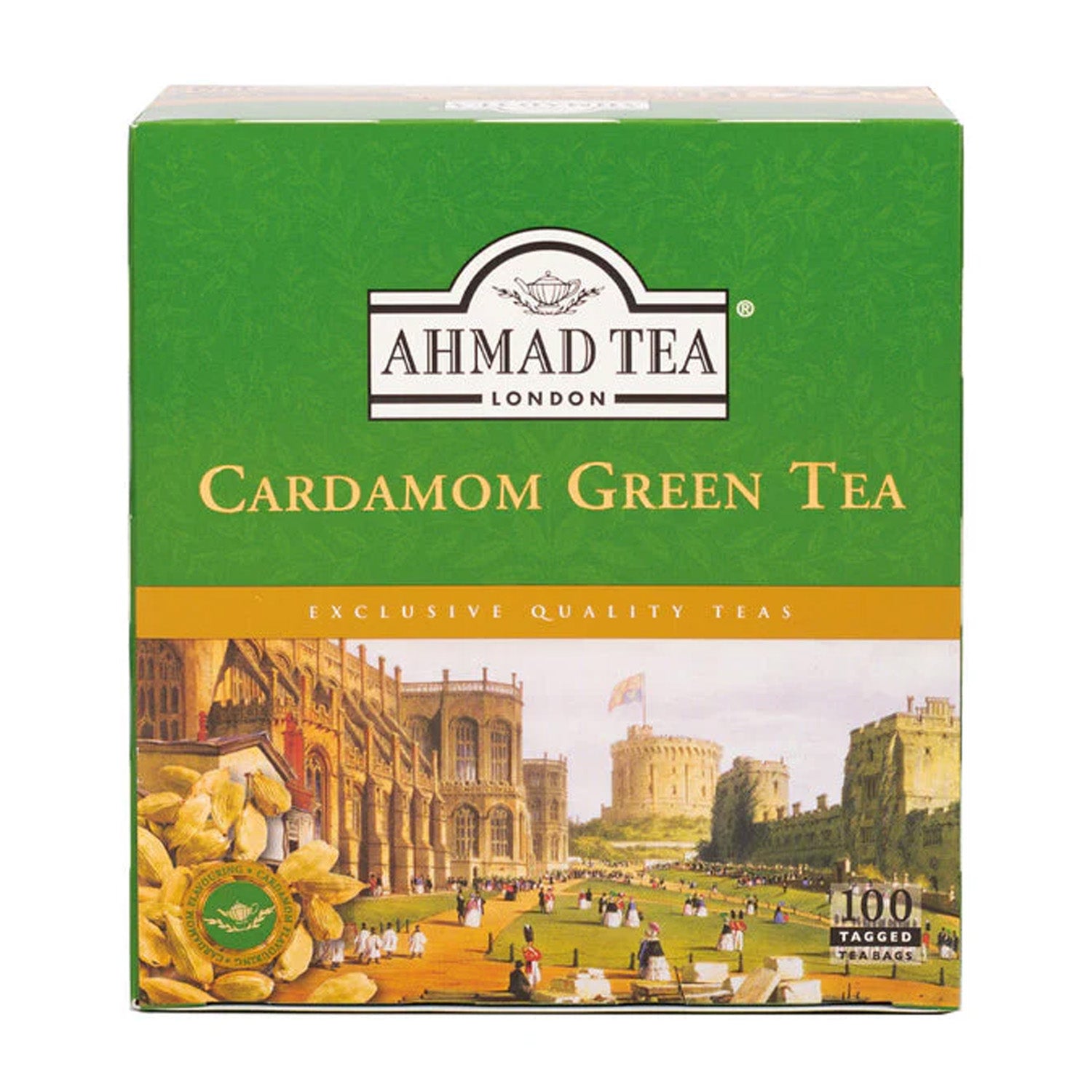 Ahmad Cardamom Green Tea100Tb