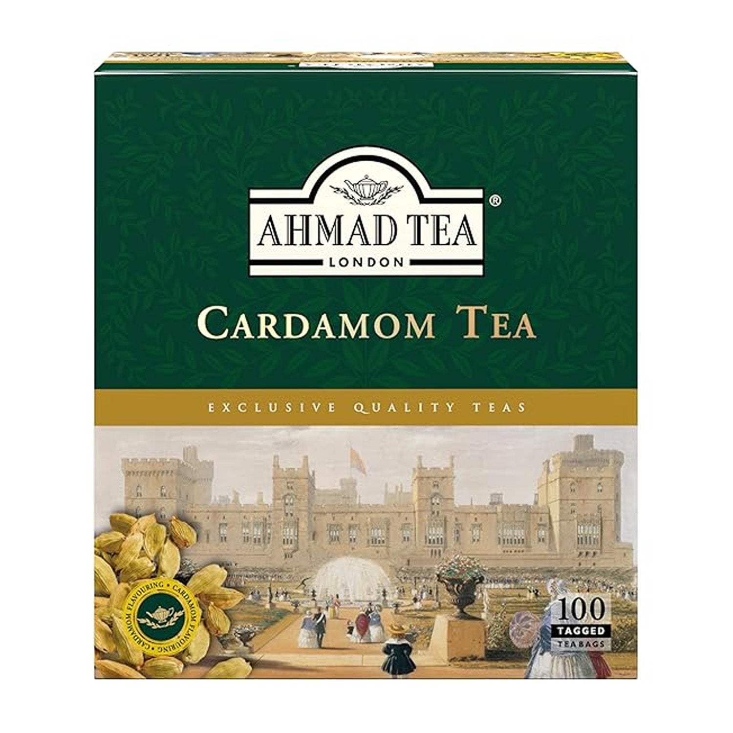 Ahmad Cardamon 100 Tea Bags