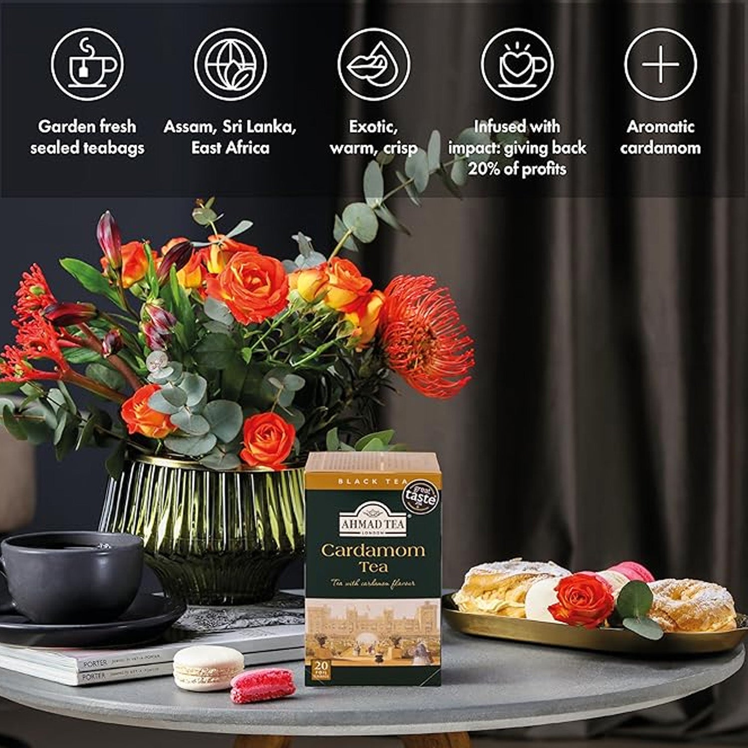 Ahmad Cardamon Tea 20 Tb