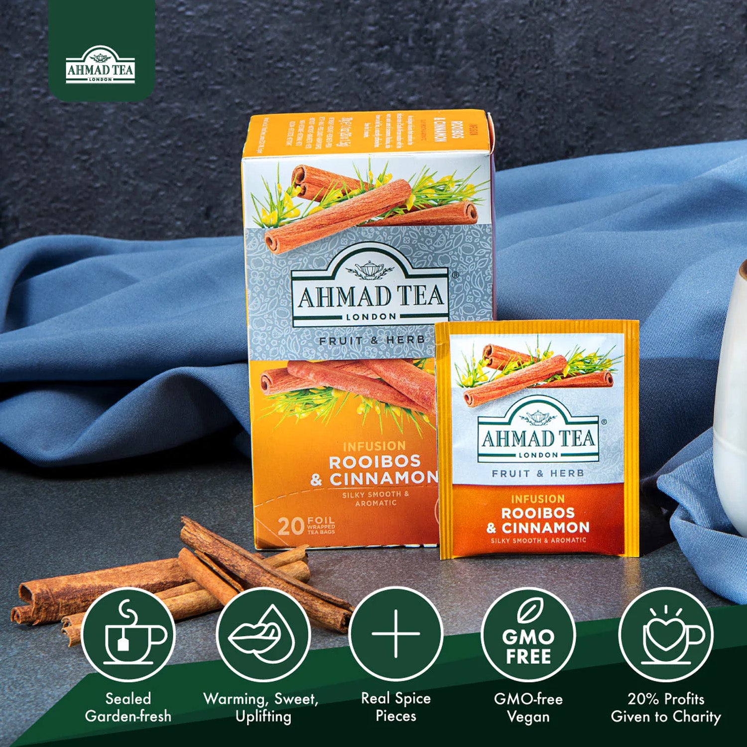 Ahmad Fruit Cinnamon 20 Tb