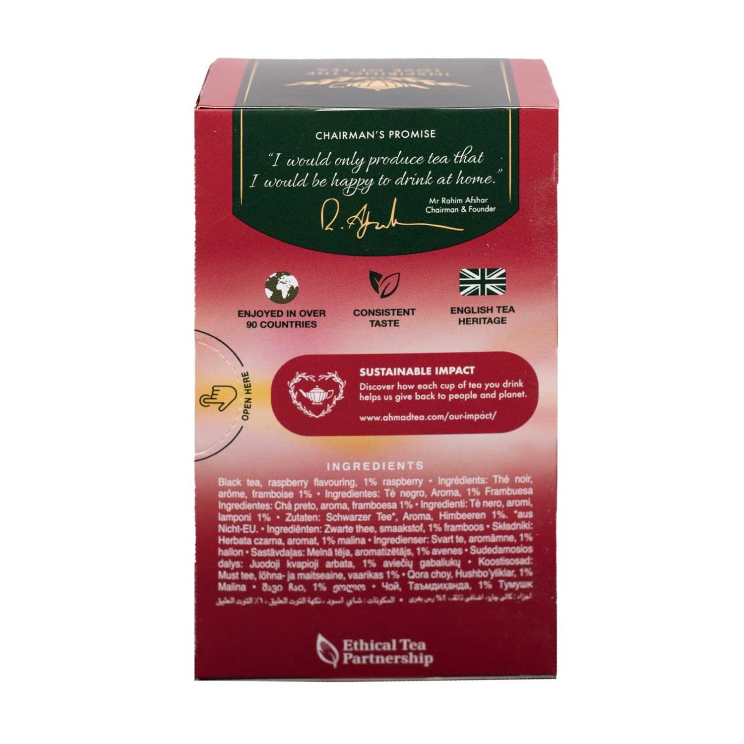 Ahmad Raspberry Indulge 20 Yemek Kaşığı