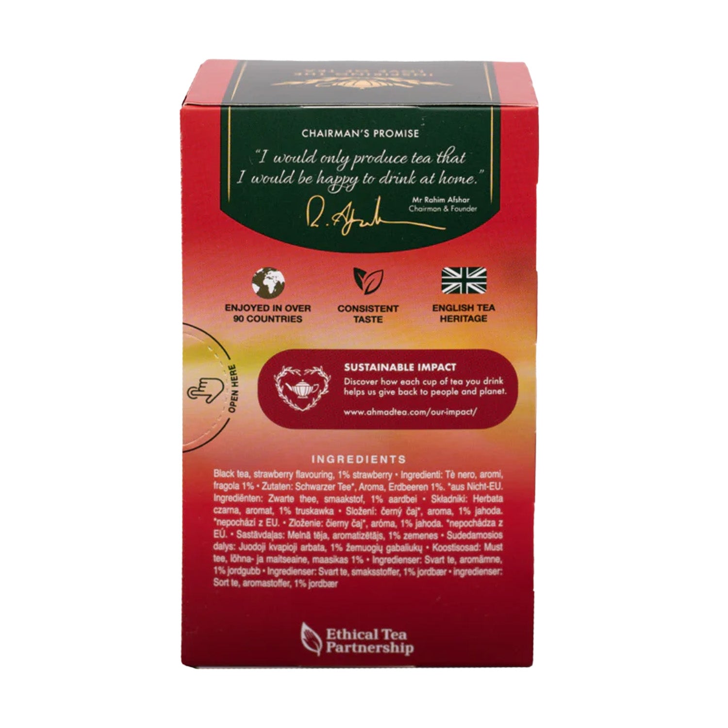 Ahmad Çilek Çayı 20 Yemek Kaşığı