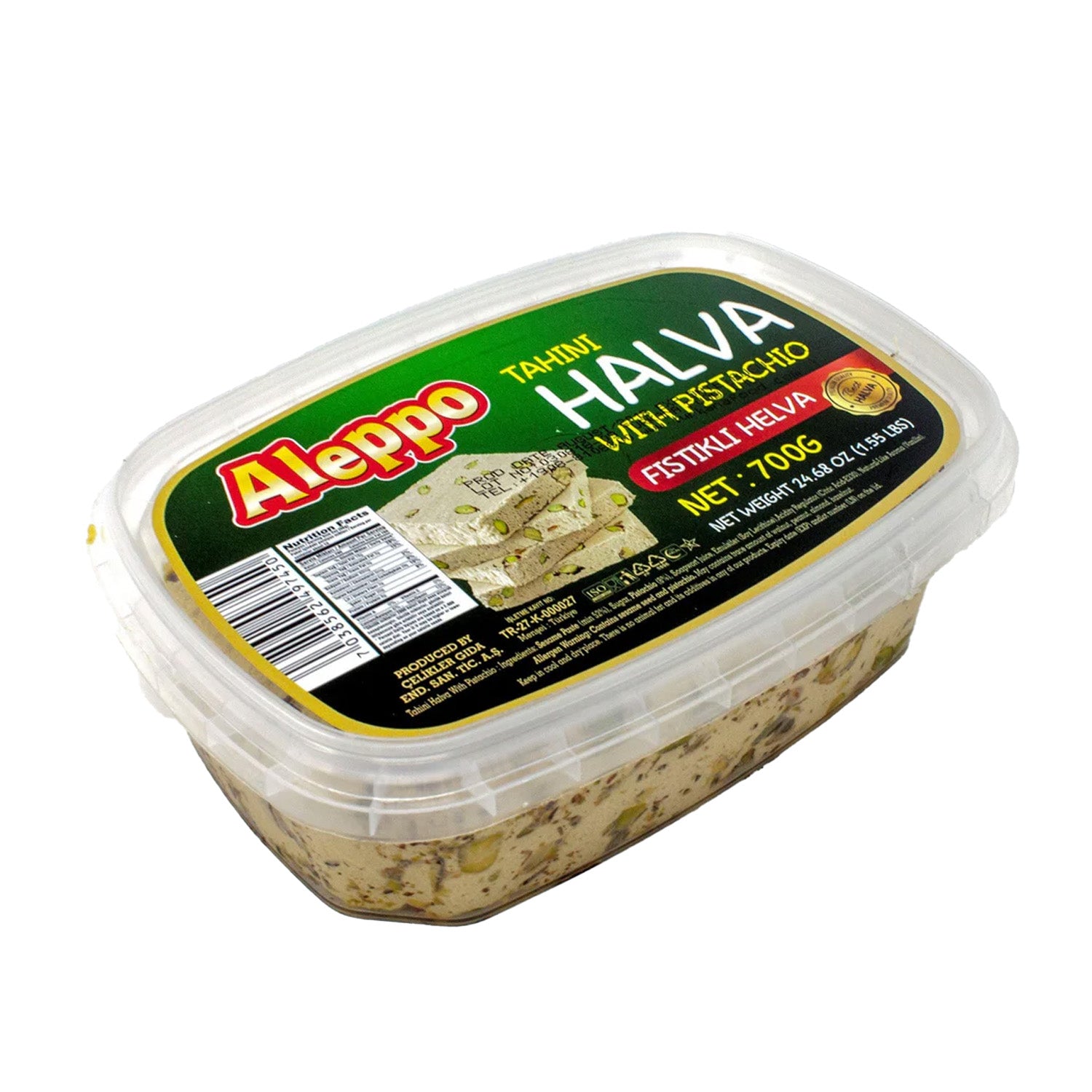 Aleppo Halva Pistachio 700G