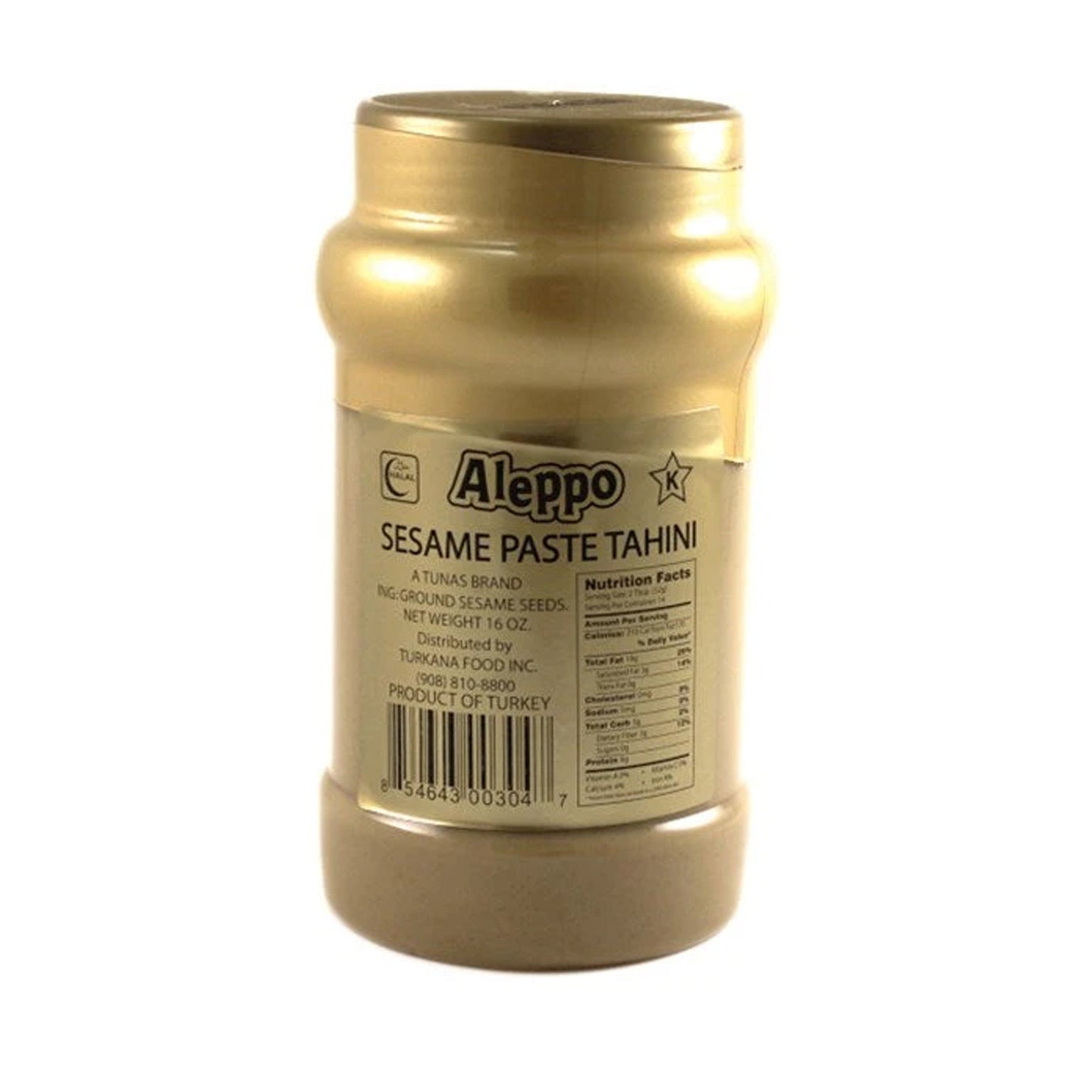 Aleppo Tahini Pet Jar 1Lb