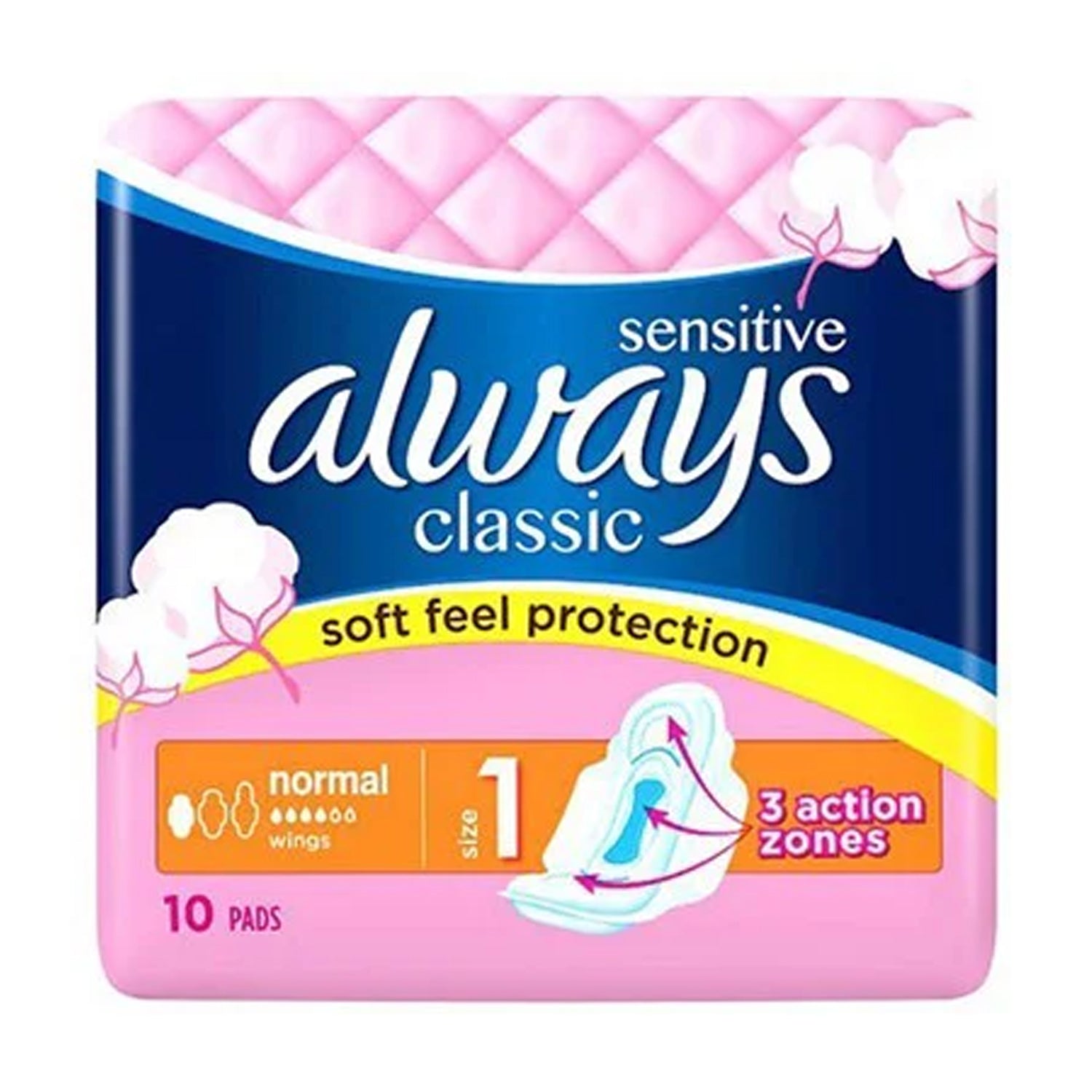 Always Classic Sensitive 10Pads