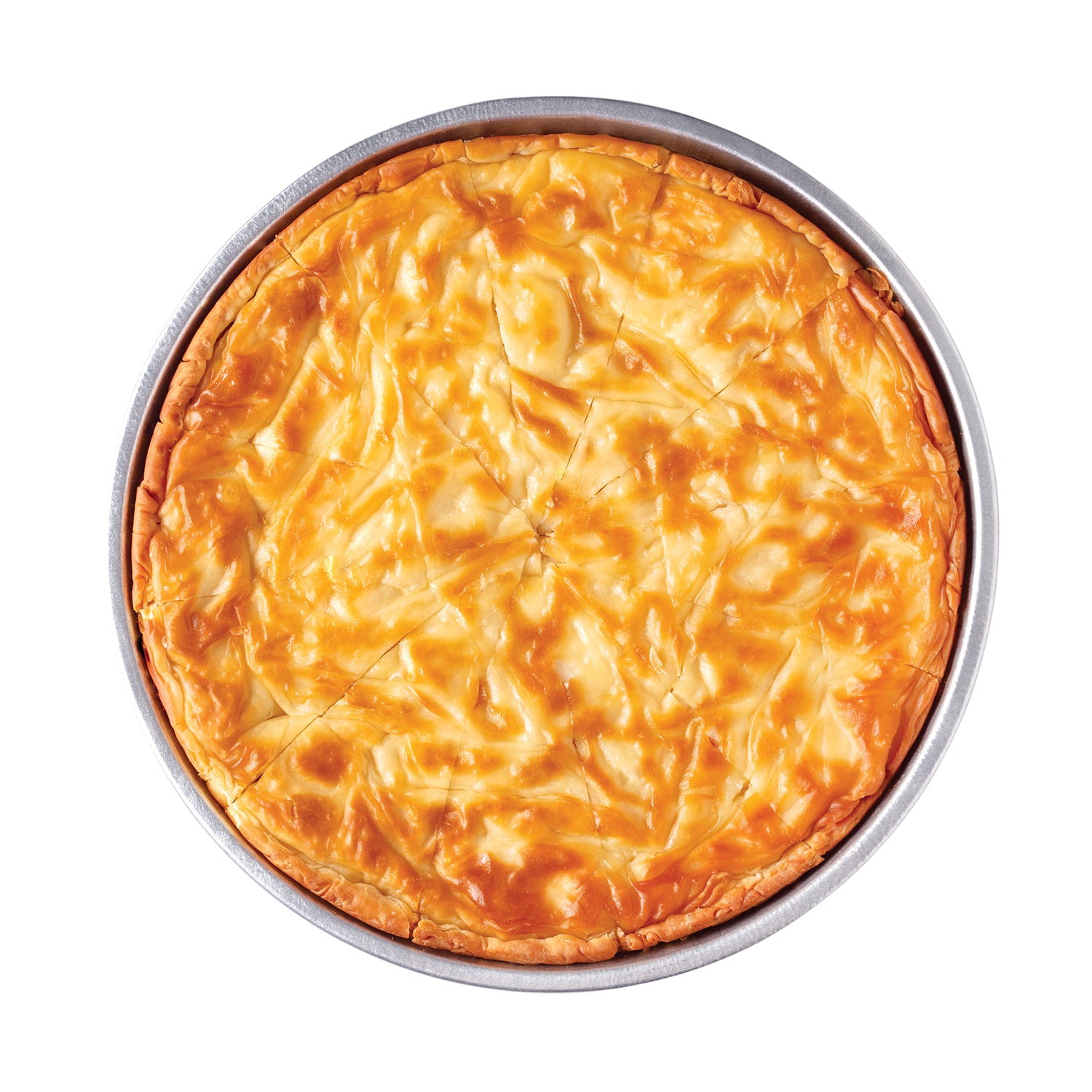 Moda Börek, Anadolu Peynirli Börek, Yuvarlak Tepsi-Havuç Dilimi, 12 adet, 5,5 lbs (2500 gr)