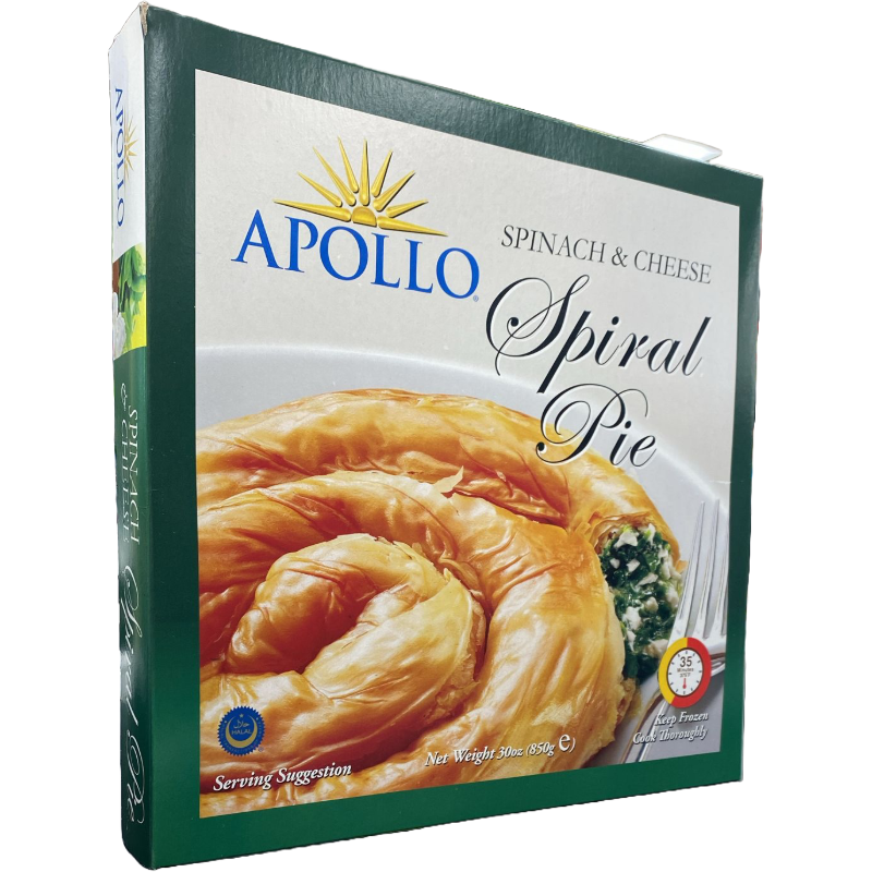 Apollo Spiral Pie Spinach Cheese 850Gr