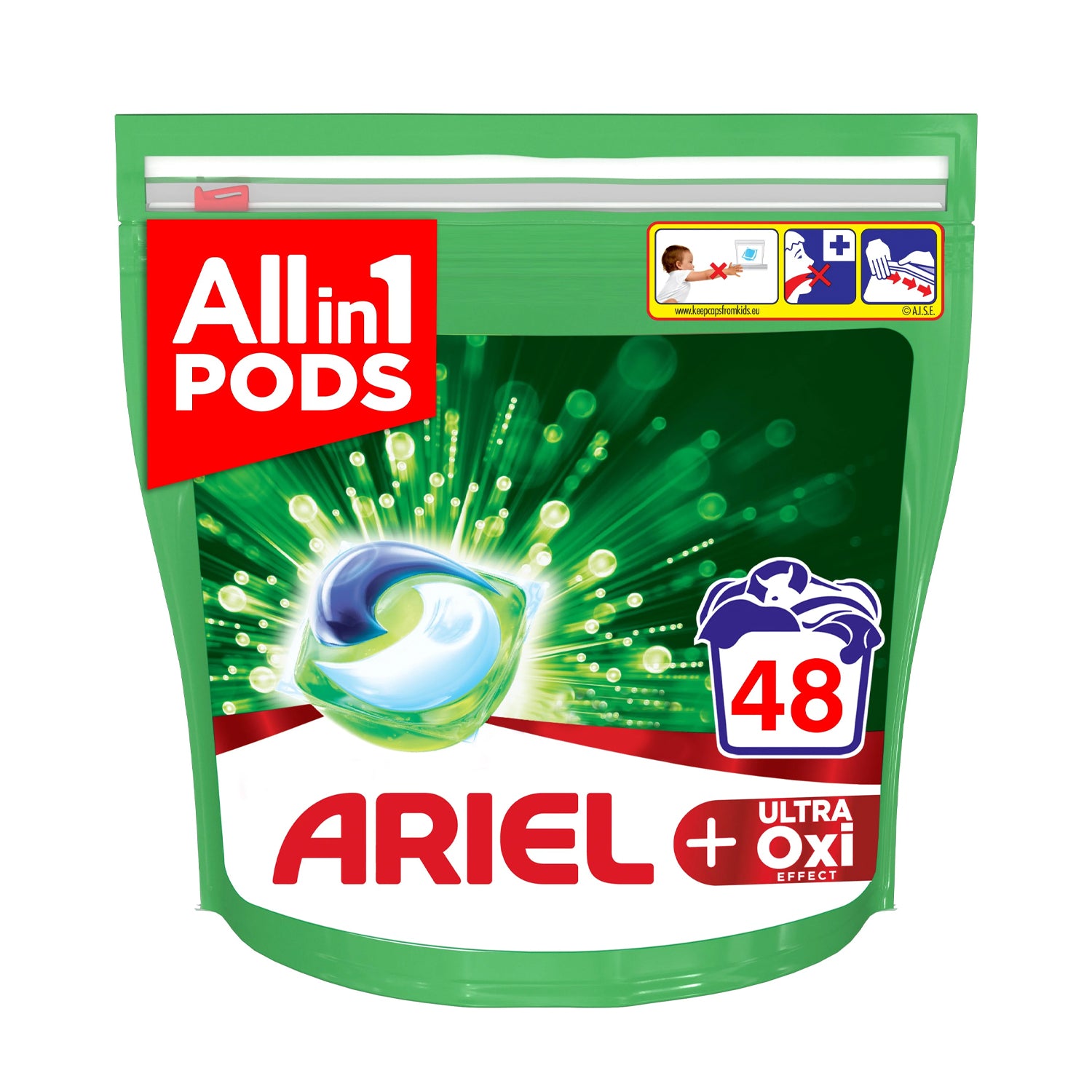 Ariel Pods Oxy Powder 43 Ct