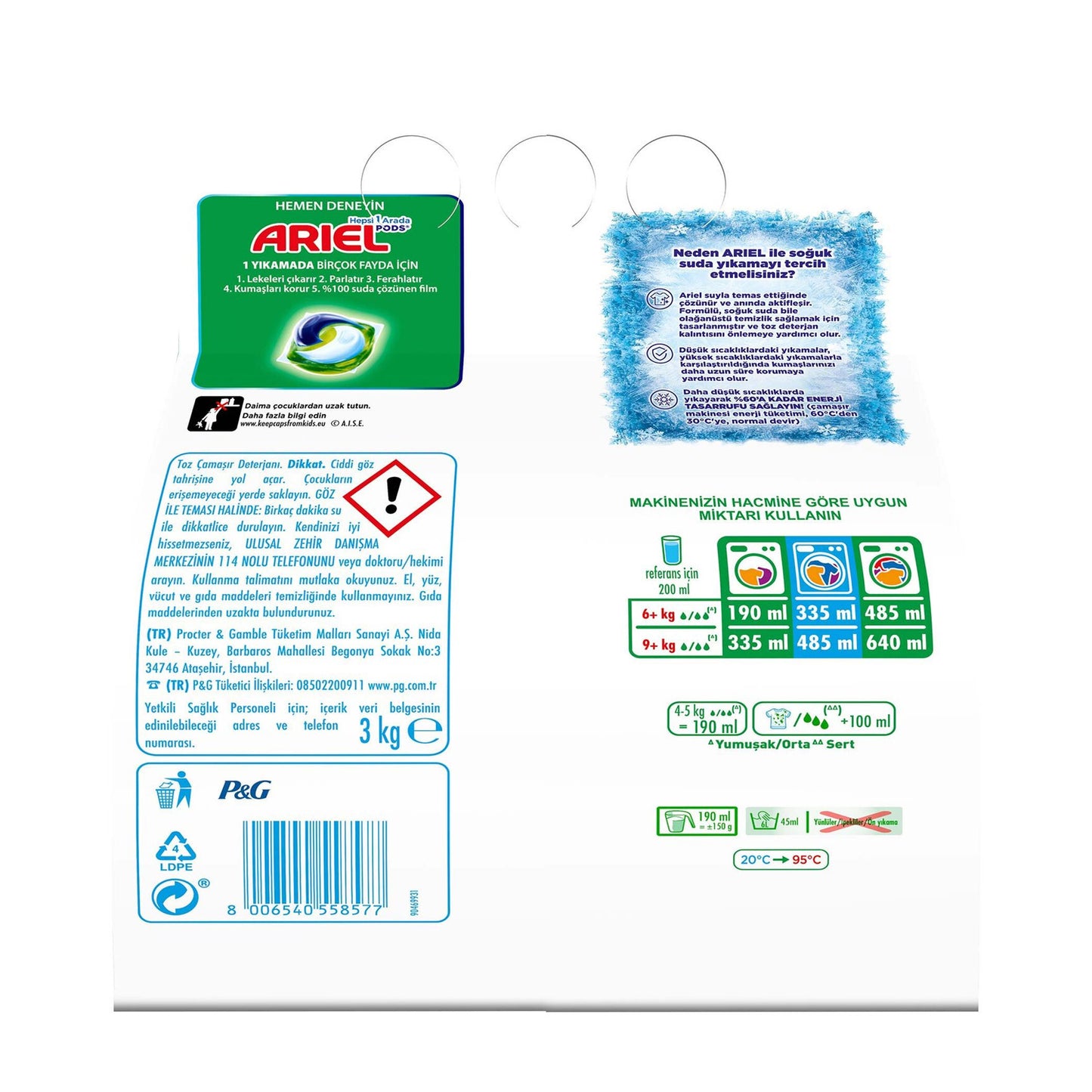 Ariel Whites Mountain Breeze 3Kg