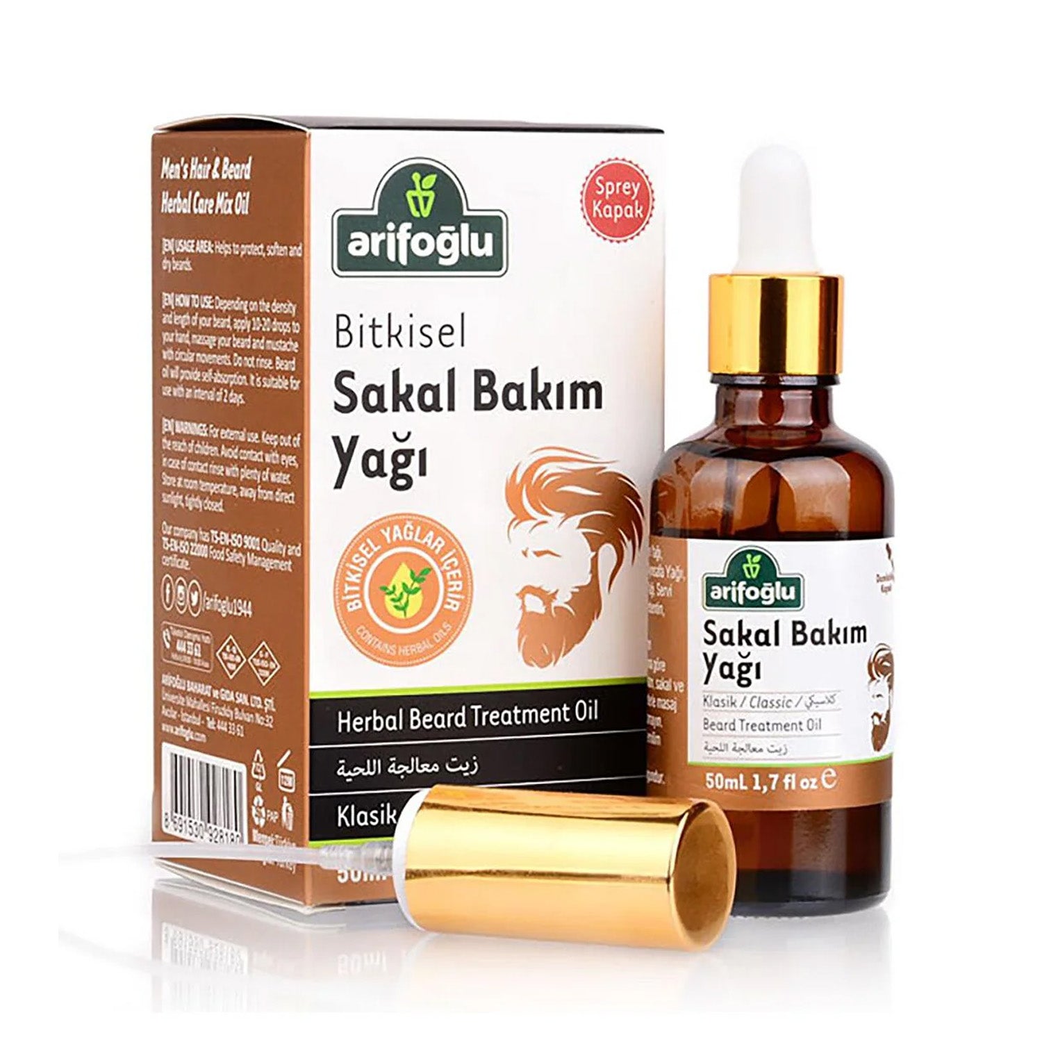 Arifoglu Sakal Bakım Yağı 50M