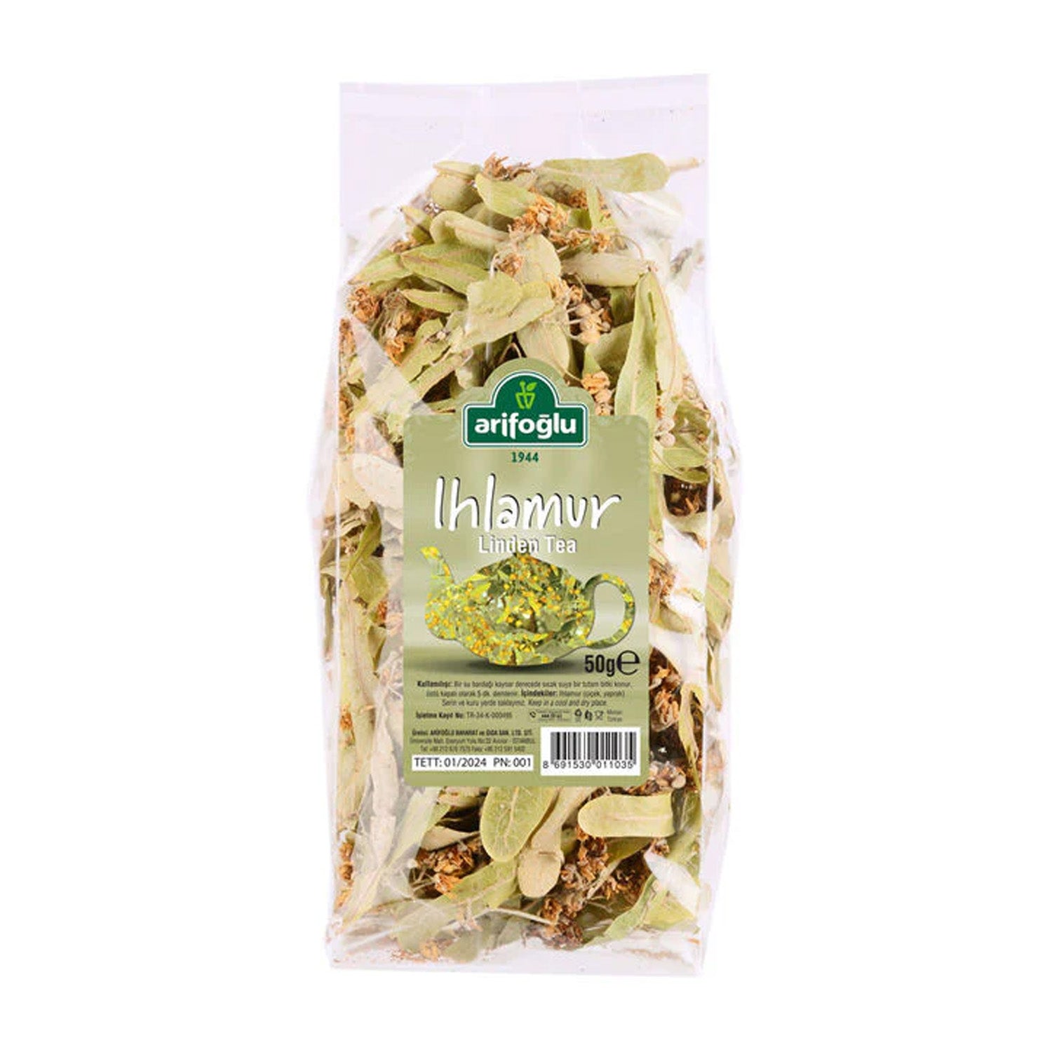 Arifoglu Linden Tea 50G