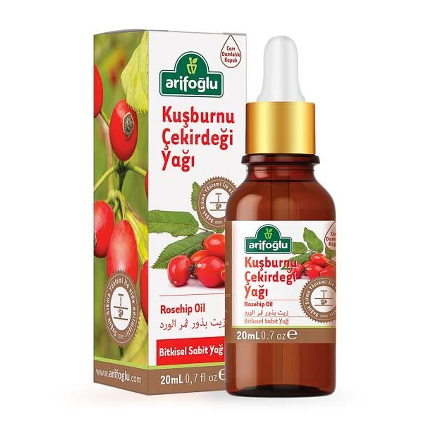 Arifoglu Kuşburnu Çekirdeği Yağı 20Ml