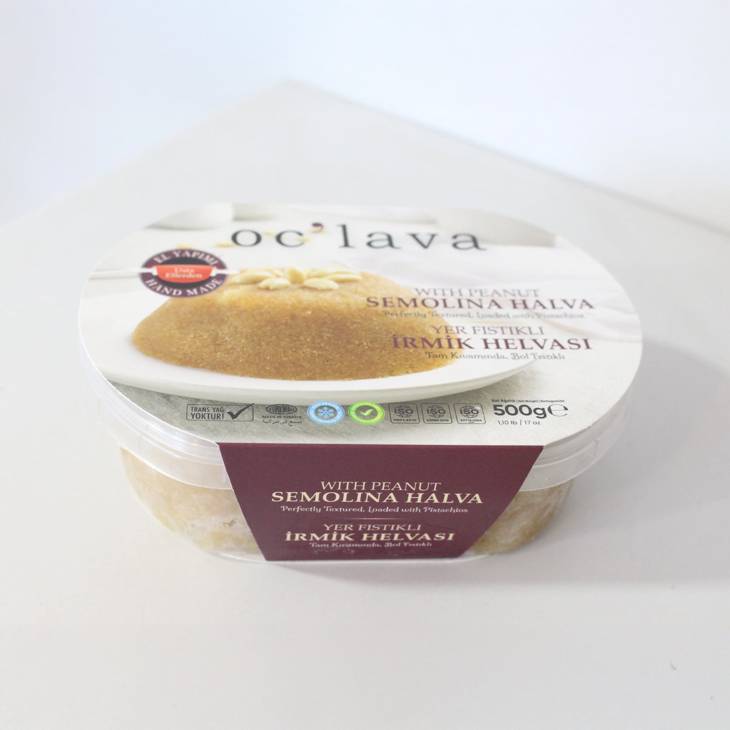 Oclava, Antep Fistikli Irmik Helvasi,Semolina Halvah with Pistachio 500gr