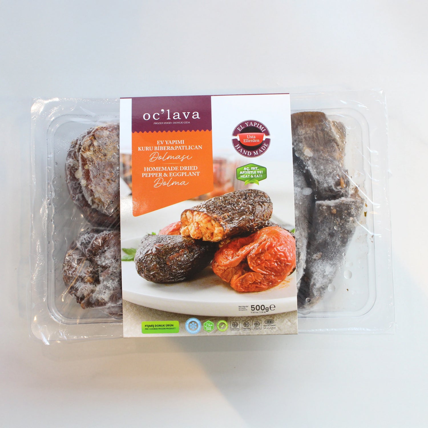 Oclava, Kuru Biber Patlican Dolmasi, Stuffed Dried Eggplant and Pepper, 500gr