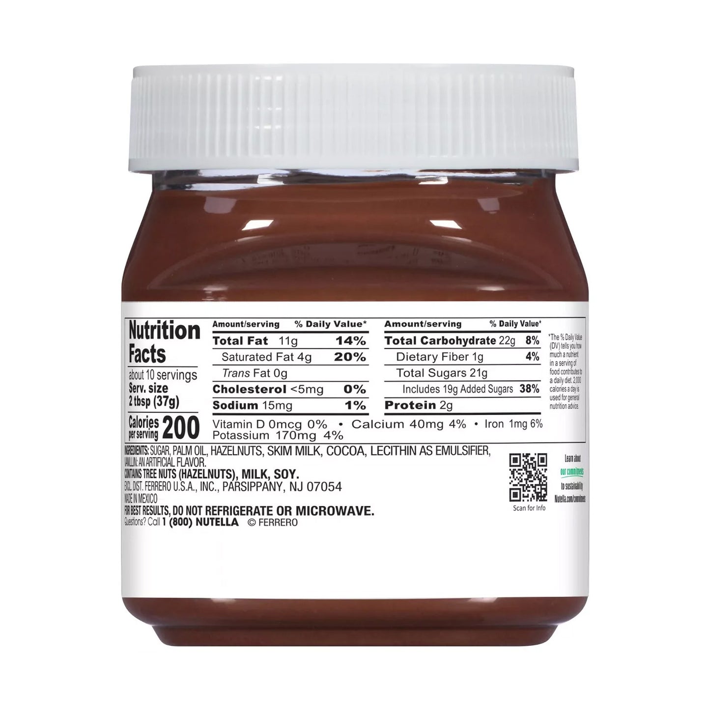 Nutella 630G Cam Kavanoz