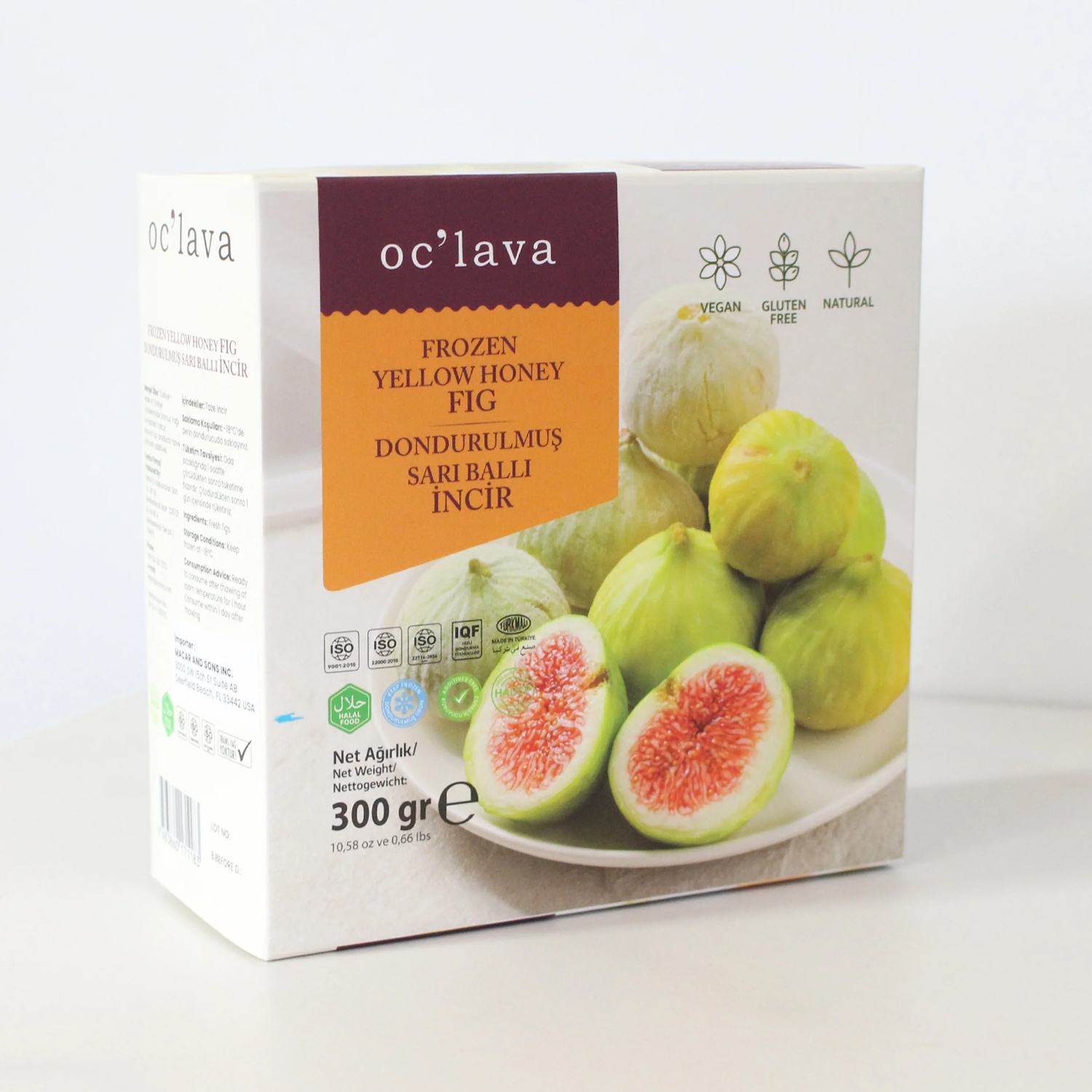Oclava, Taze Dondurulmus Incir, Fresh Frozen Figs, 300g