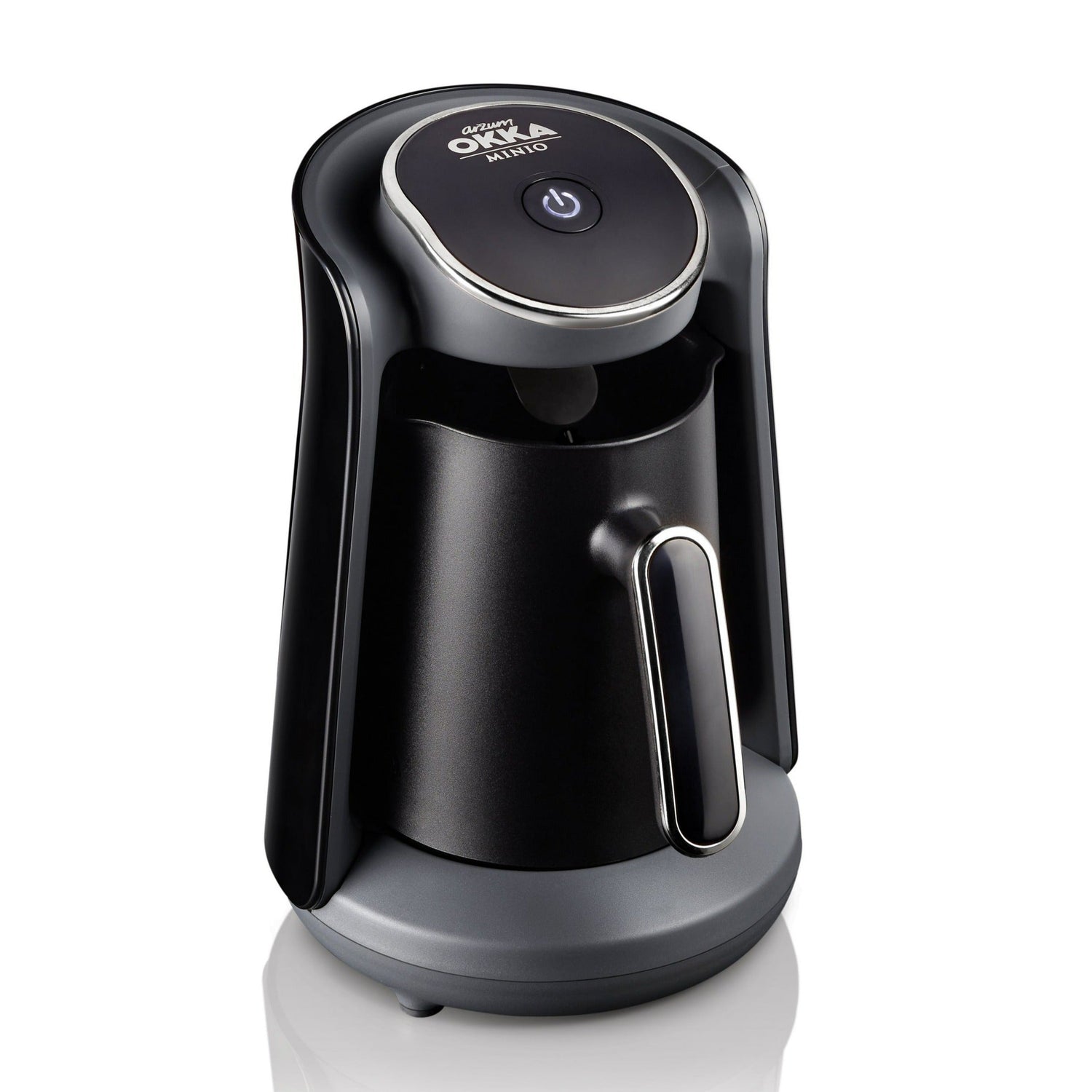 Arzum Okka Minio Automatic Turkish Coffee Maker, Black/Silver