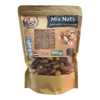 Albasha Premium Mixed Nuts Blend - Healthy Snack with Almonds, Cashews, Walnuts & Pecans, 16 Oz