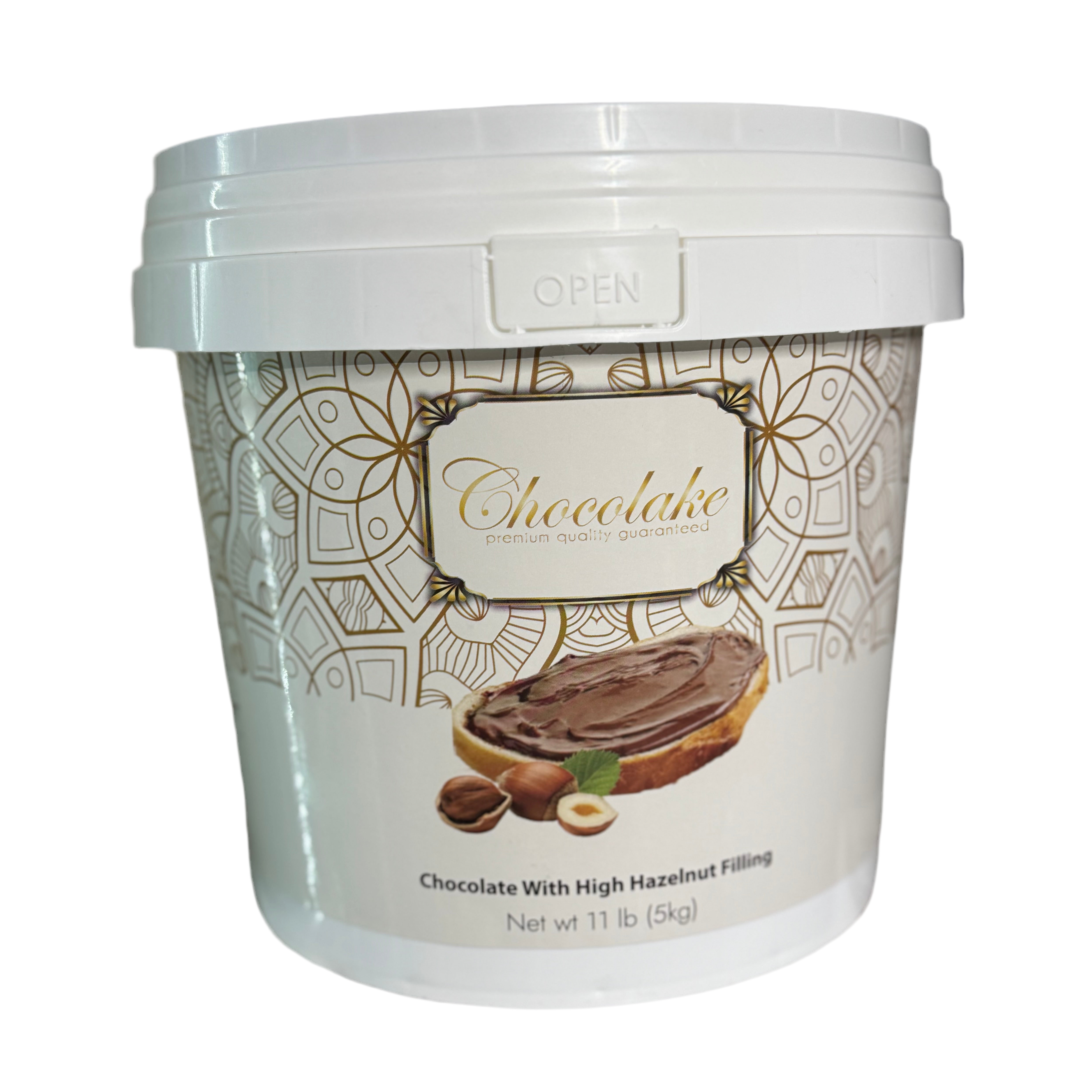 Chocolake - chocolate with high hazelnut filling 5Kg - 11LB