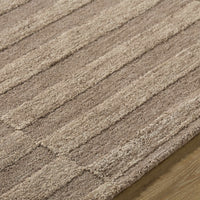 Idaho Broken-Striped Brown Area Rug | Our PNW Home X Livabliss