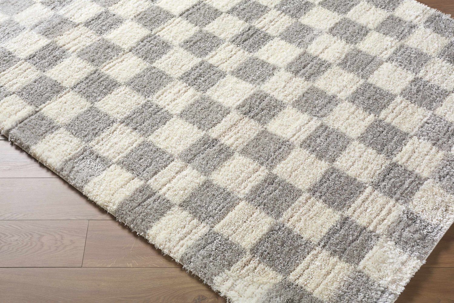 Belita Tan Luxe Shag Area Rug