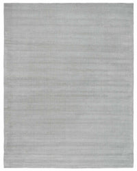 Brockton Solid Light Gray Wool Rug