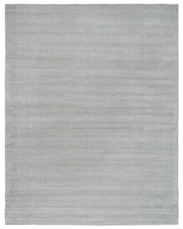 Brockton Solid Light Gray Wool Rug