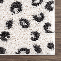 Zhen Black Spots Leopard Rug - Clearance