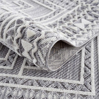 Alya 3D Saxony  with Fringes Area Rug - Clearance