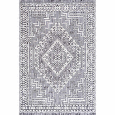 Alya 3D Saxony  with Fringes Area Rug - Clearance