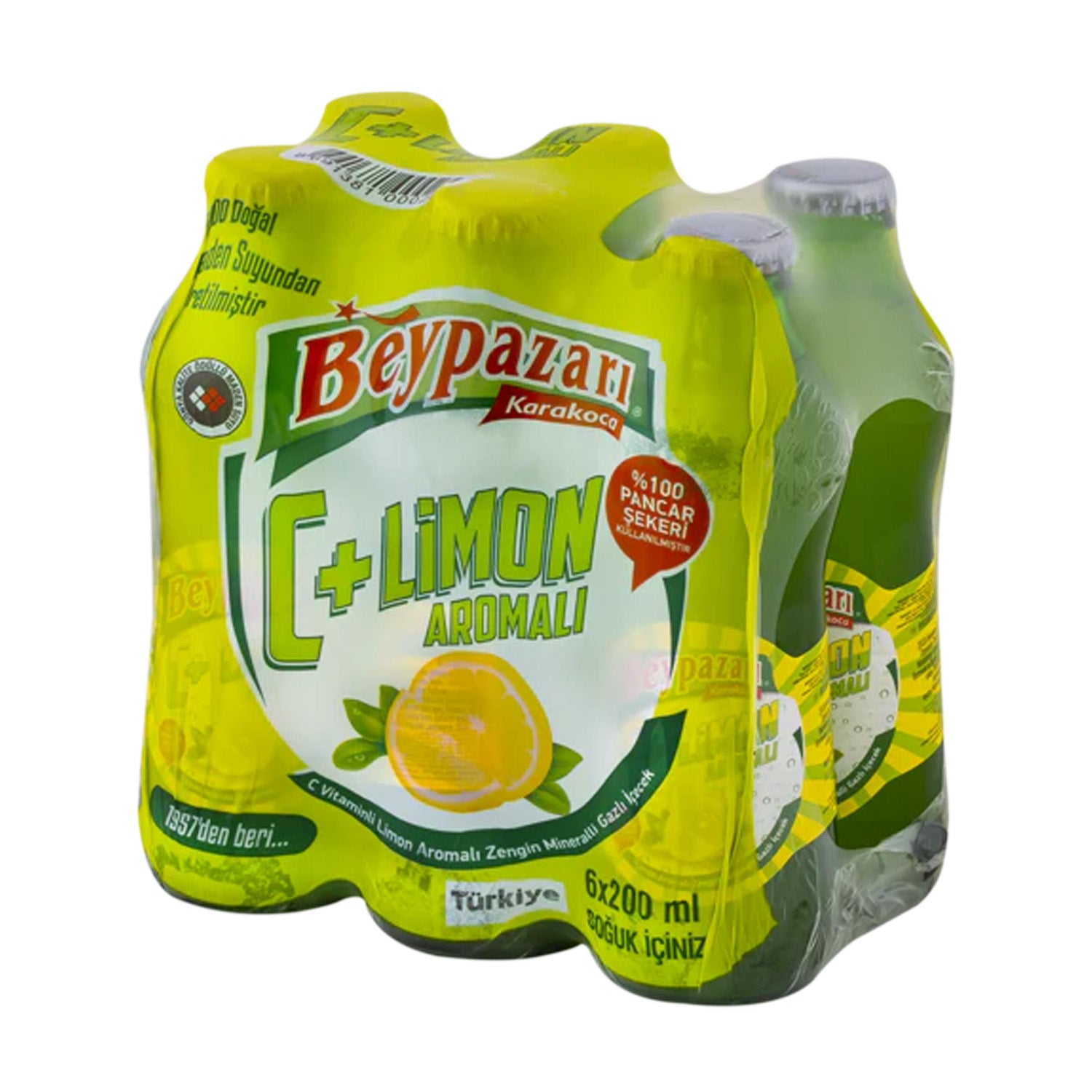 Beypazari Lemon C+ Mineral Water 6*200Ml