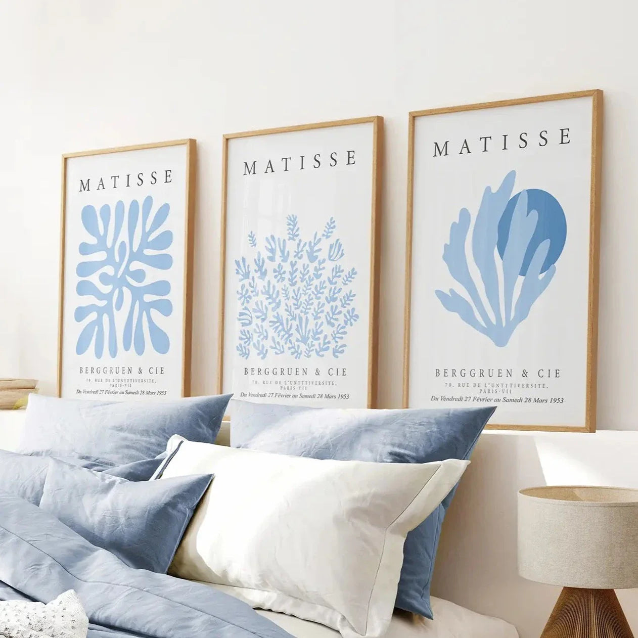 Açık Mavi Henri Matisse Sergi Sanat Seti