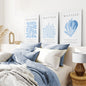 Light Blue Henri Matisse Exhibition Art Set