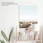 Boho Chic Wall Art Print. Sandy Beach Path, Dried Grass