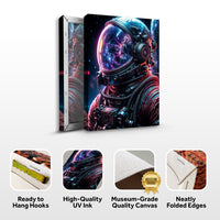 Cool Astronaut Glow Wall Art