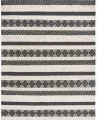 Whittington Black&White Wool Rug - Clearance