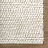 Clayne Beige Premium Wool Area Rug