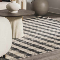 Chilliwack Gray Plaid Wool Rug