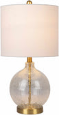 Ciel Contemporary Glass Textured Table Lamp
