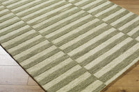 Idaho Broken-Striped Green Area Rug | Our PNW Home X Livabliss