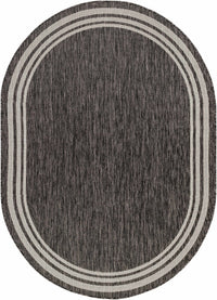 Coonamble Bordered Antrasit Rug
