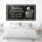 Till Death Do Us Part Skeleton Couple Sign