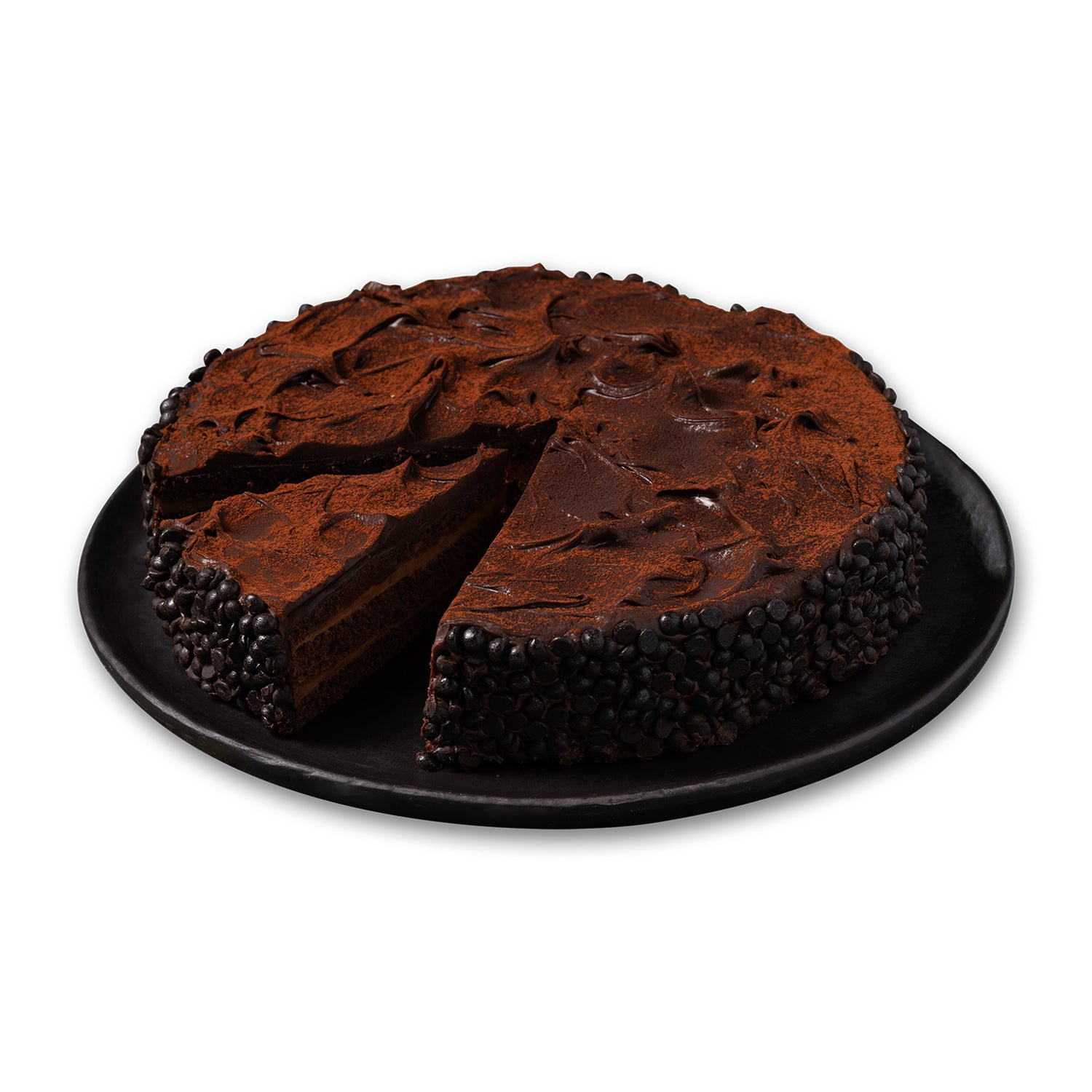 Moda Cake, Devil's Fudge, Pre-Sliced (9"), 12pcs x 110g = 2.9lbs (1320g)